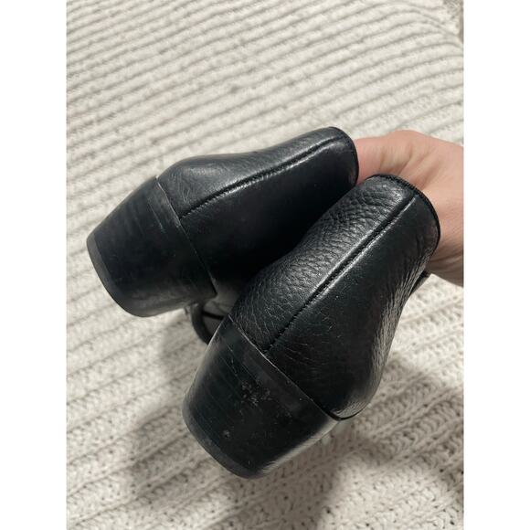 Sam Edelman Petty Ankle Boots Booties Pebbled Leather Womens 6.5 M EU 36.5 Black - Picture 8 of 10